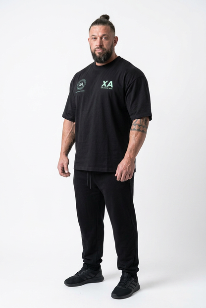 XAPE Chaos Protocol Ultra Oversized Tee - Black