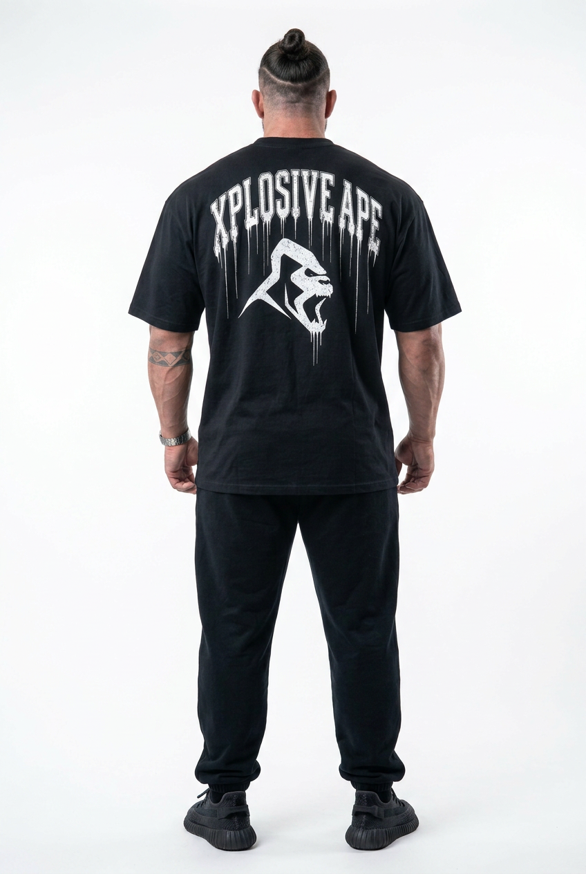 XAPE Ape Authority Ultra Oversized Tee - Black