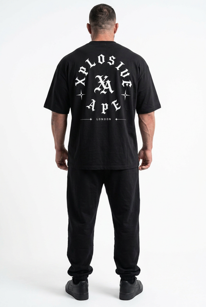 XAPE Venom Script Oversized Tee - Black