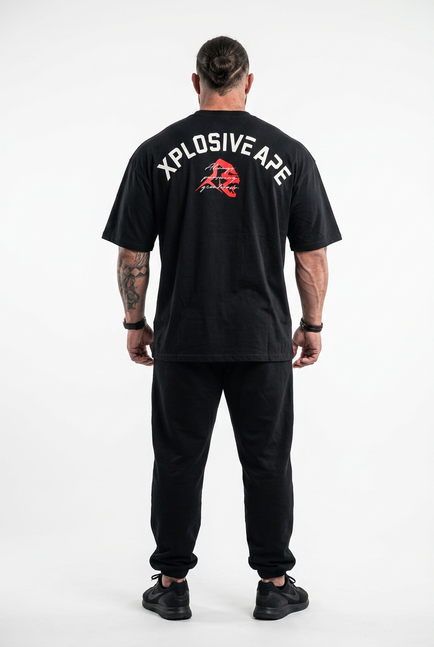 XAPE Hyperdrive Ultra Oversized Tee - Black