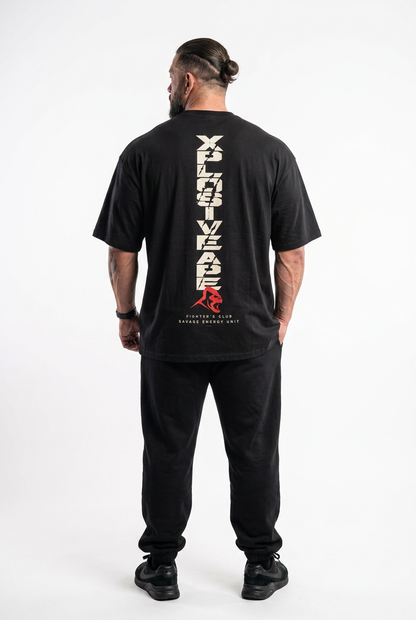 XAPE Vertex Ultra Oversized Tee - Black