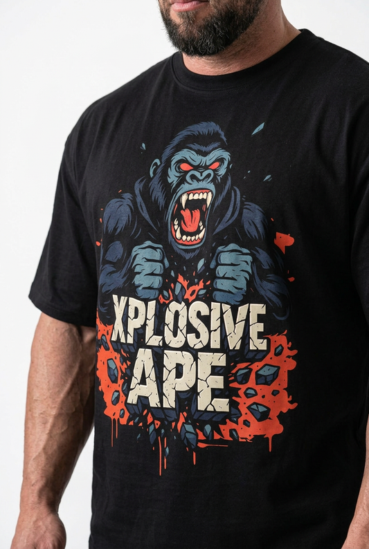 XAPE Ape Smash Tee - Black
