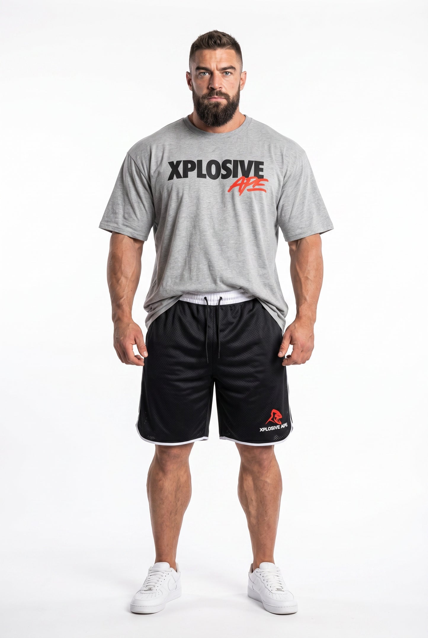 XAPE Strike Elite Shorts - Black/White