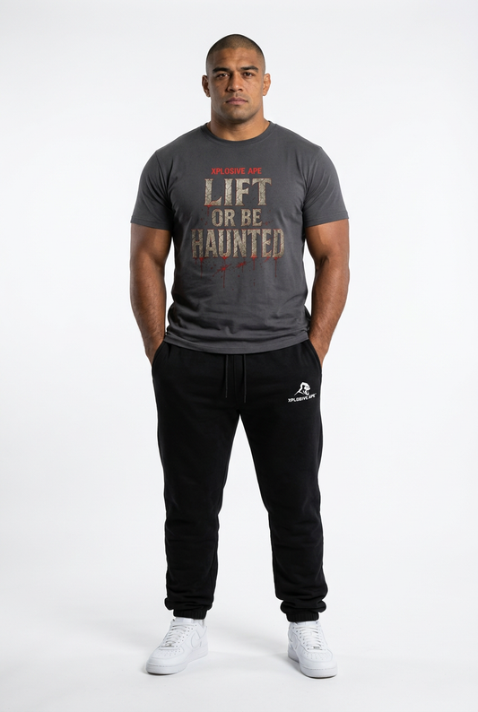 XAPE Lift or be Haunted Tee - Charcoal