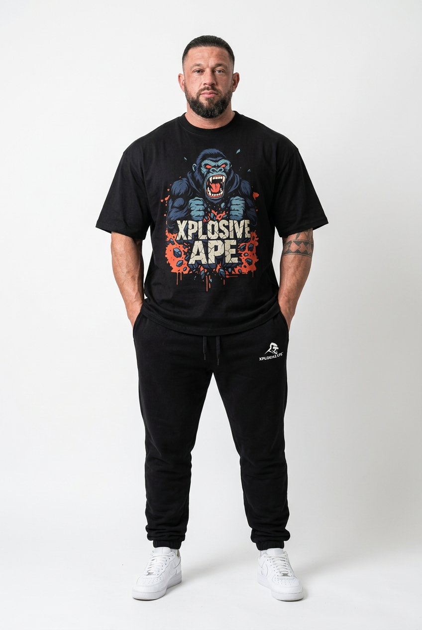 XAPE Ape Smash Tee - Black