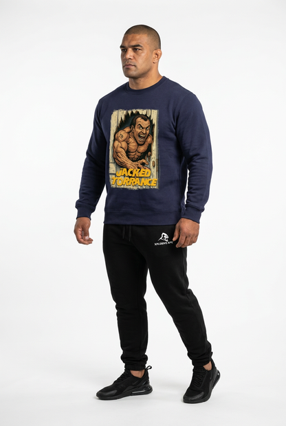 XAPE Jacked Torrance Sweatshirt - Navy