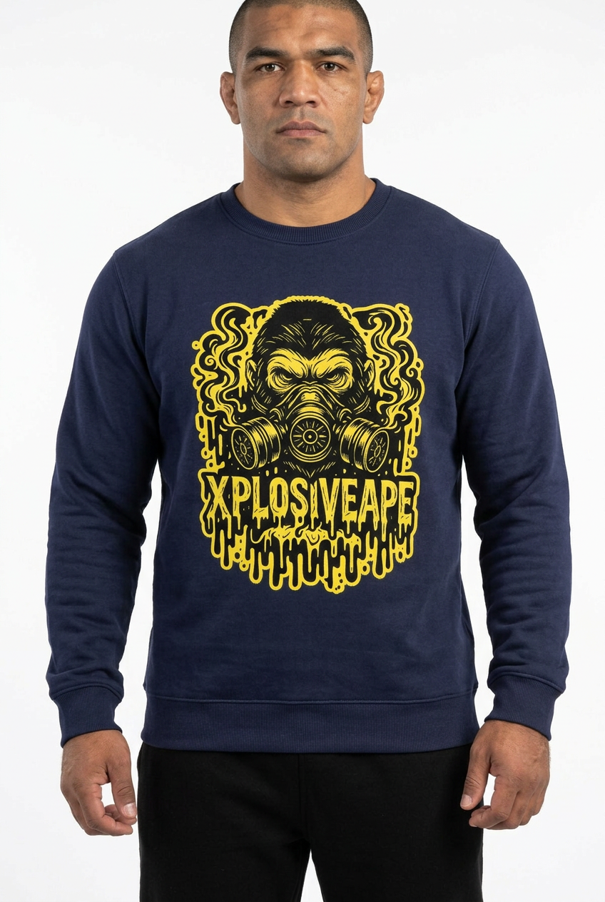 XAPE Sickness Sweatshirt - Navy