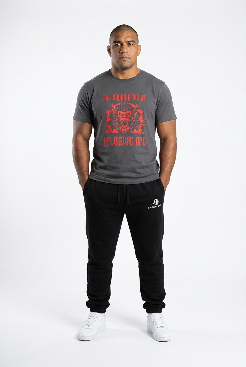 XAPE Vampire Ape Tee - Charcoal
