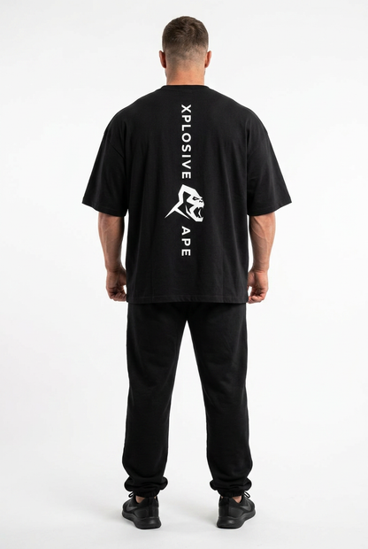 XAPE IronStrike Ultra Oversized Tee - Black