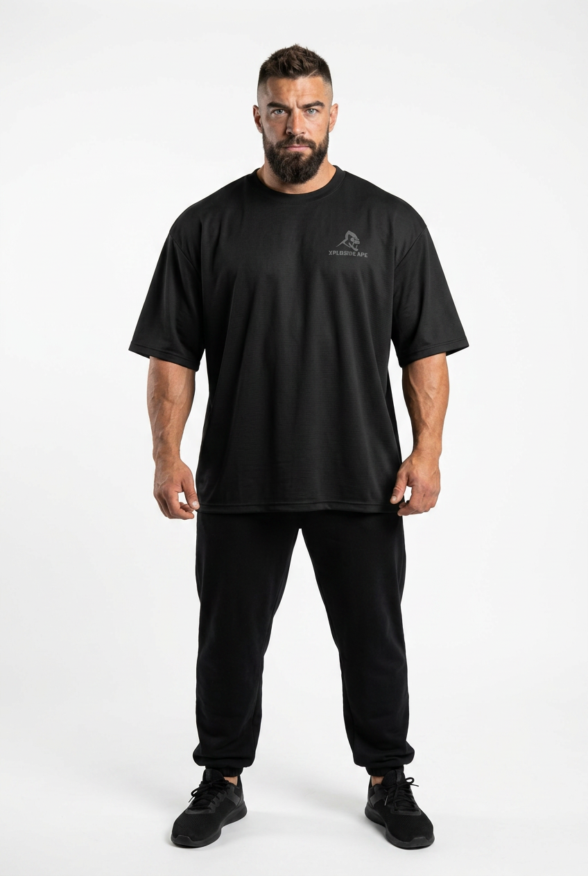 XAPE Scar Ultra V2 Oversized Tee - Black