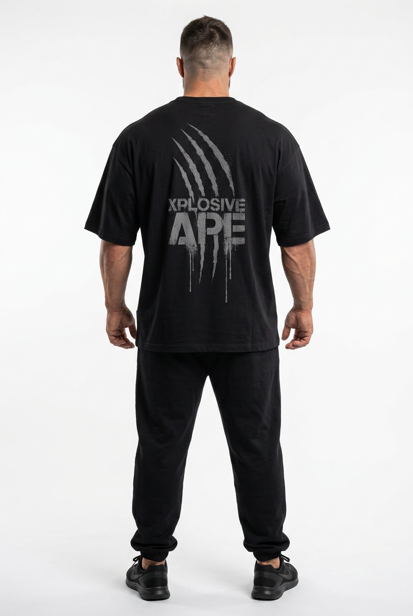 XAPE Scar Ultra V1 Oversized Tee - Black
