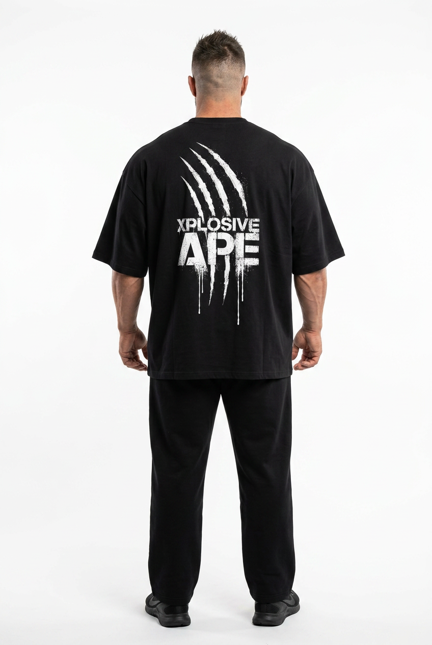 XAPE Scar Ultra V2 Oversized Tee - Black