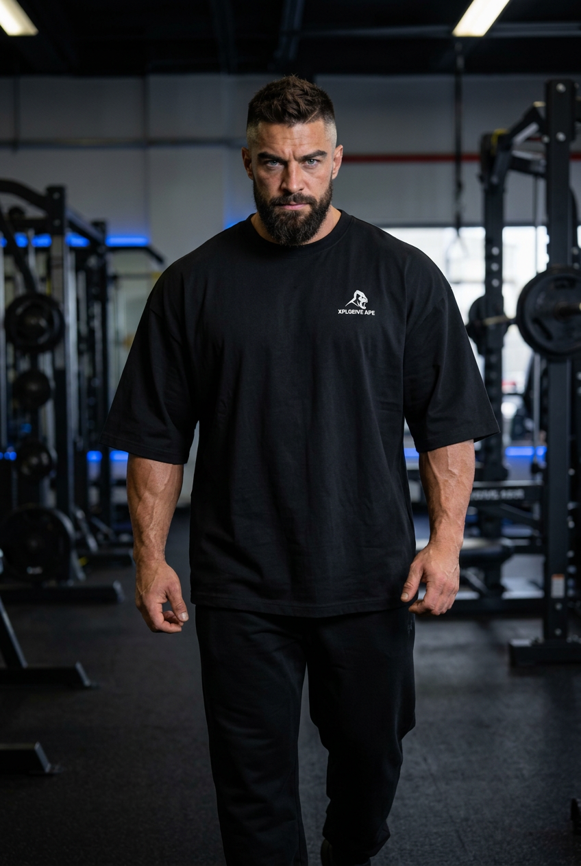 XAPE Scar Ultra V2 Oversized Tee - Black
