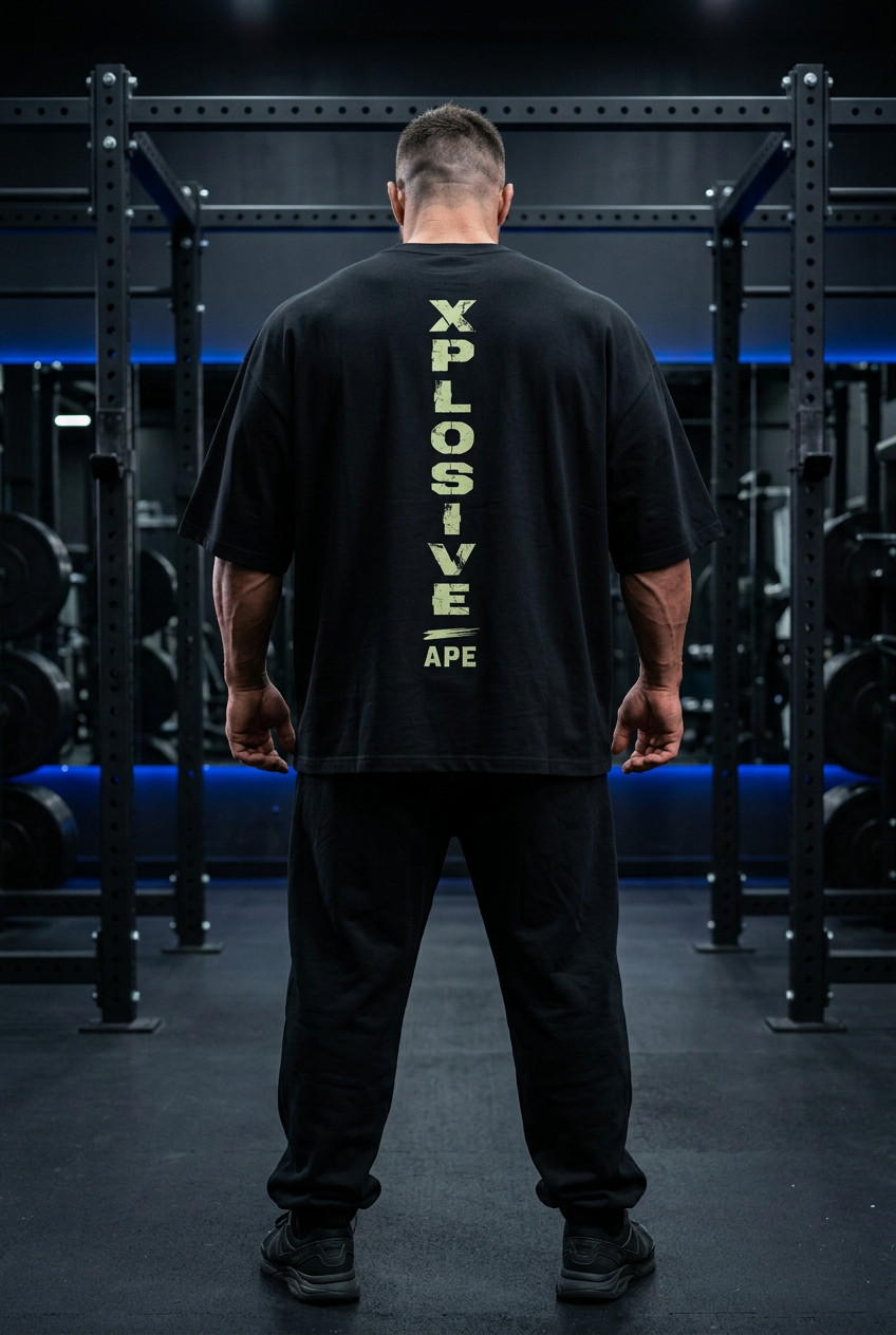 XAPE Monolith Ultra V2 Oversized Tee - Black