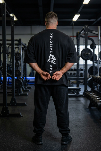 XAPE IronStrike Ultra Oversized Tee - Black