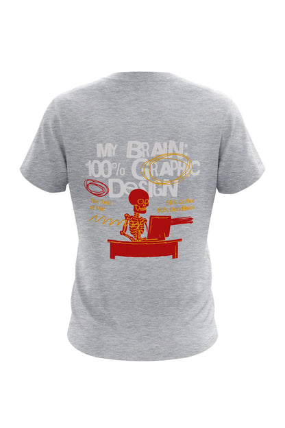 Untold Studios My Brain Tee - Grey