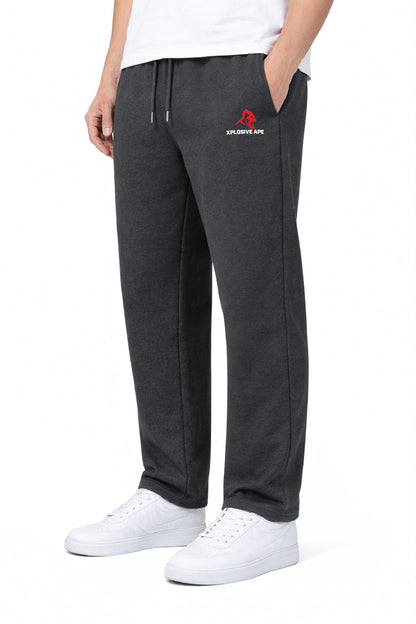 XAPE Original Logo Relaxed Fit Joggers - Charcoal