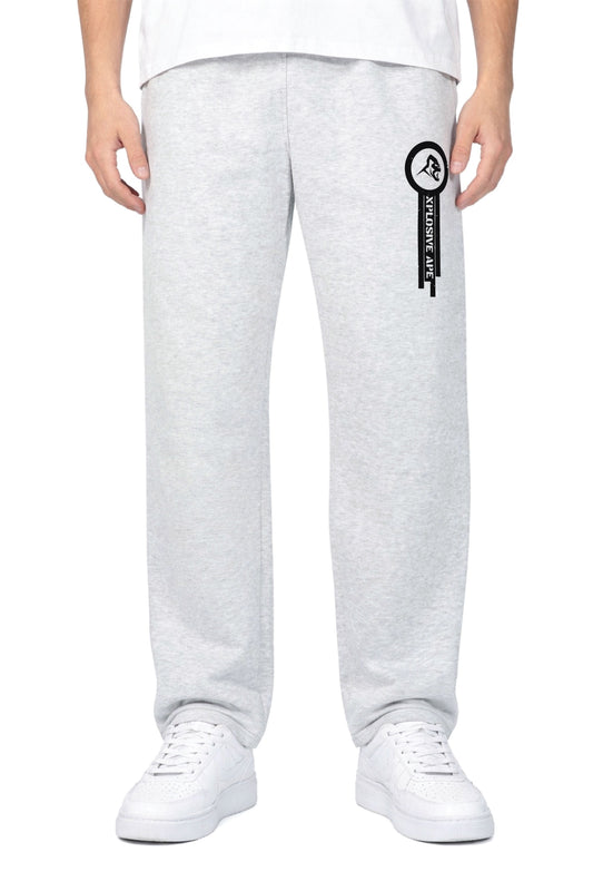 XAPE Panelled Relaxed Fit Joggers - Sports Grey