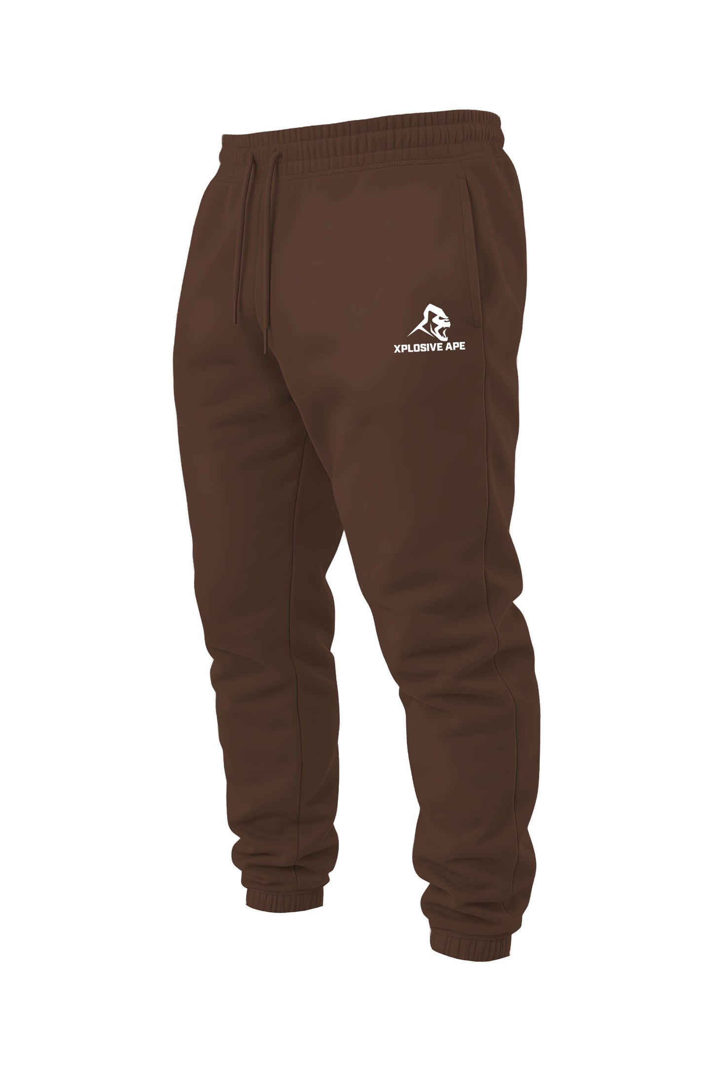 XAPE Prime Logo V2 Joggers - Dark Brown
