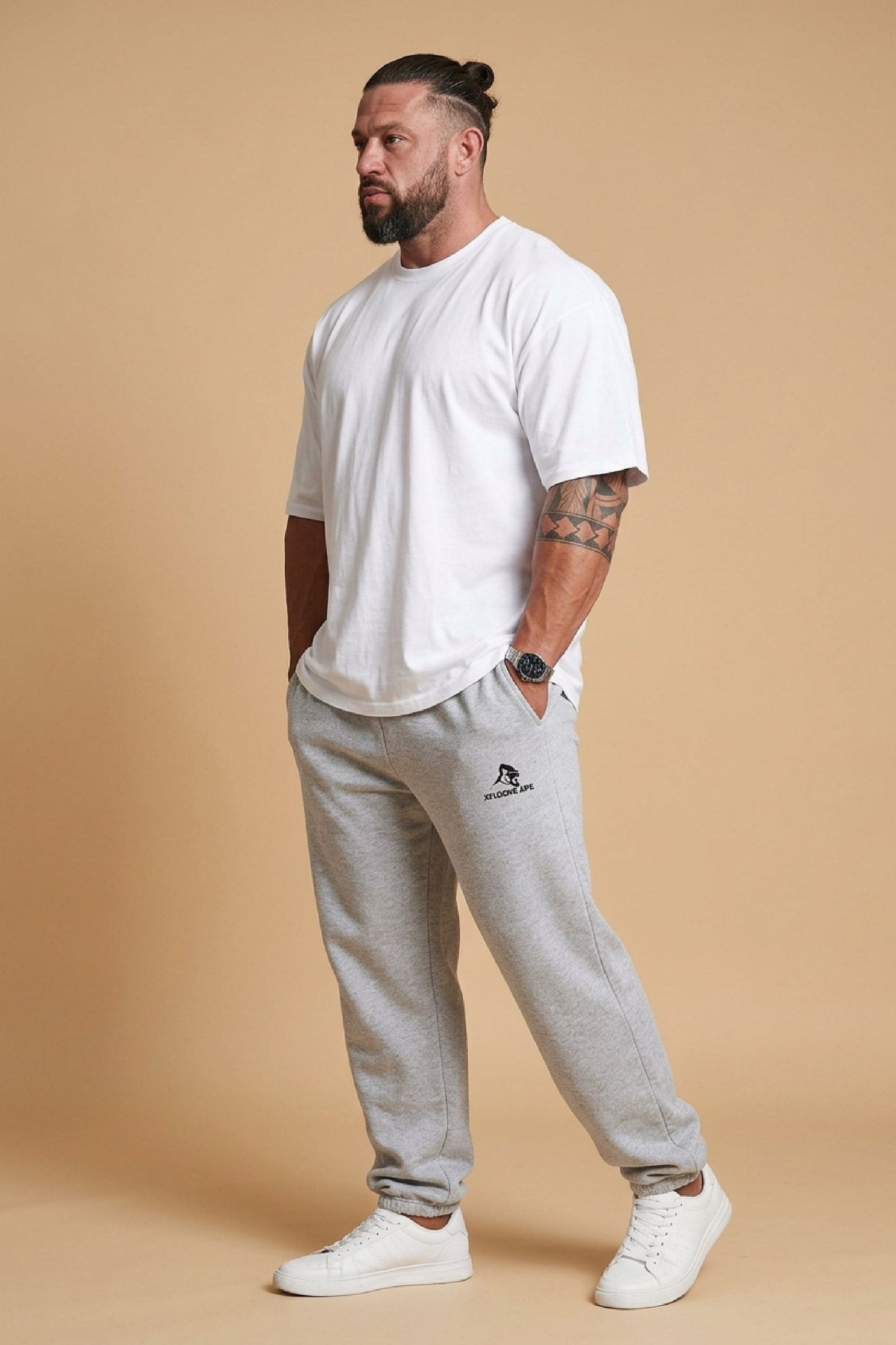XAPE Prime Oversized Joggers - Ash Grey
