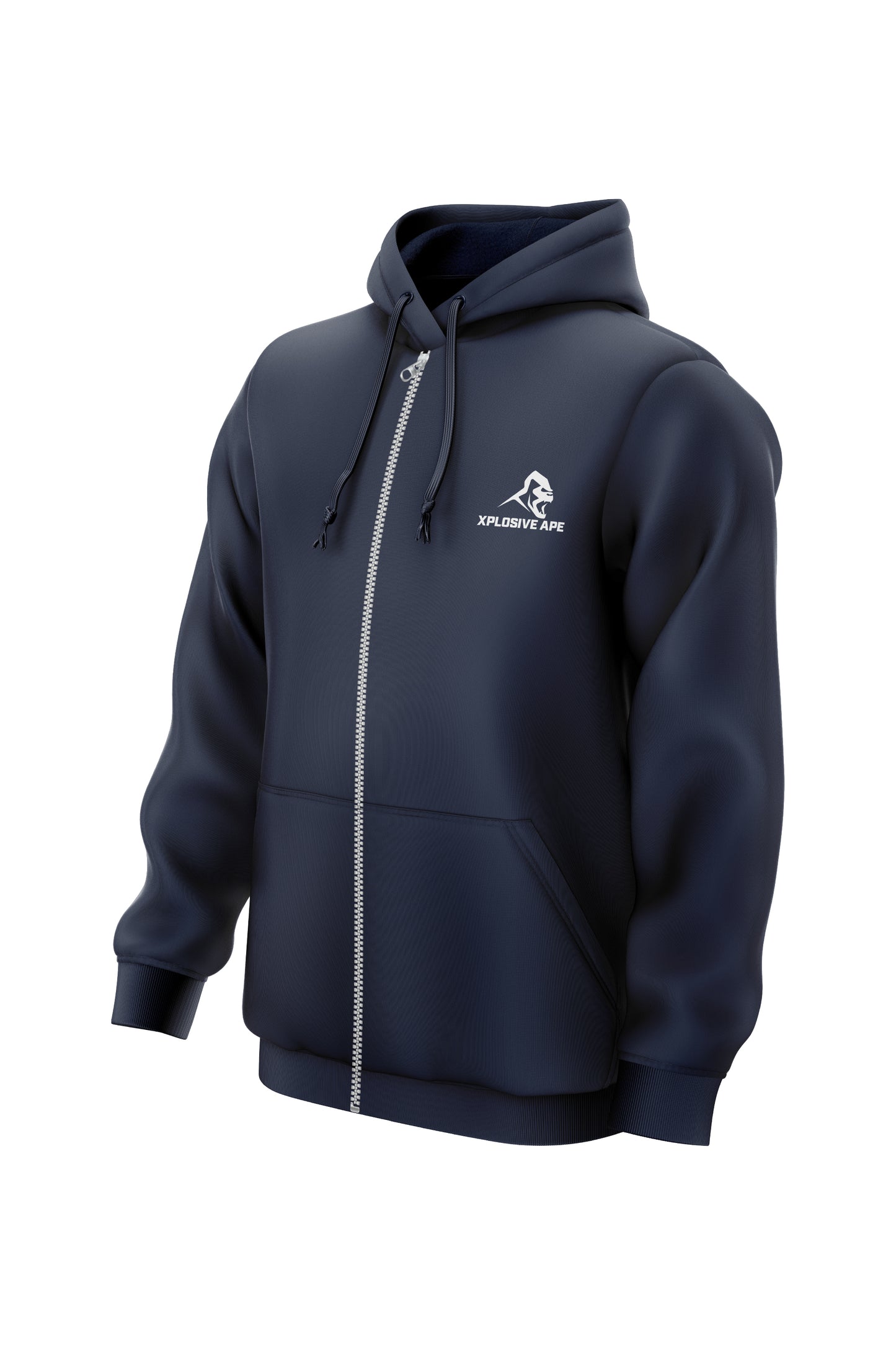 XAPE Prime V2 Zip Hoodie - Navy