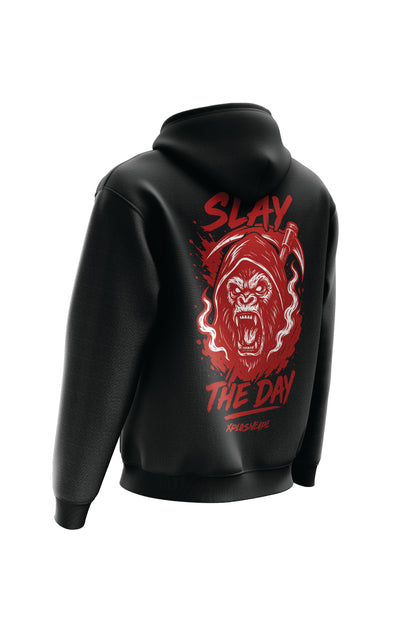 XAPE Slayer String Hoodie - Black