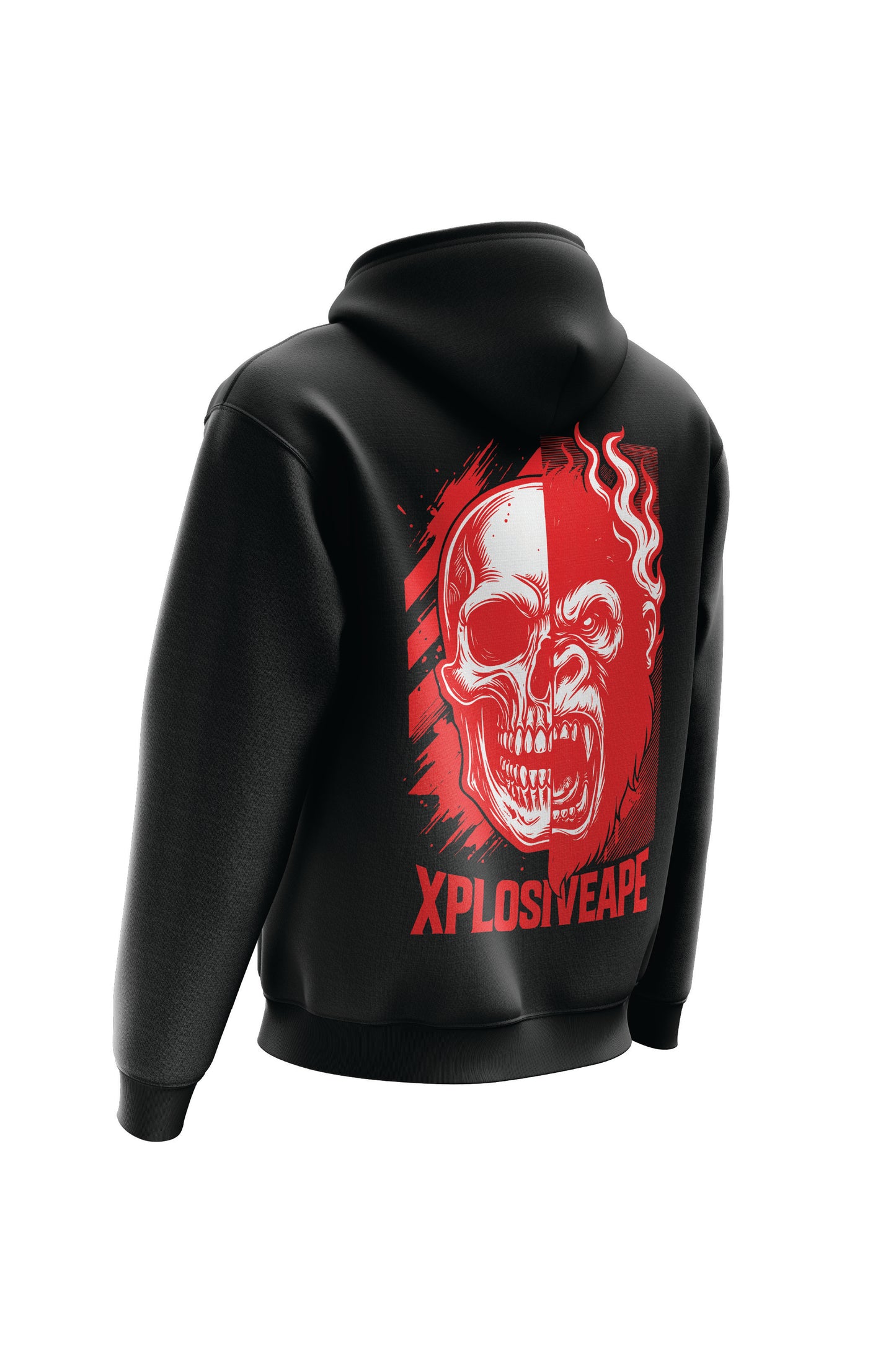 XAPE Juggernaut String Hoodie - Black