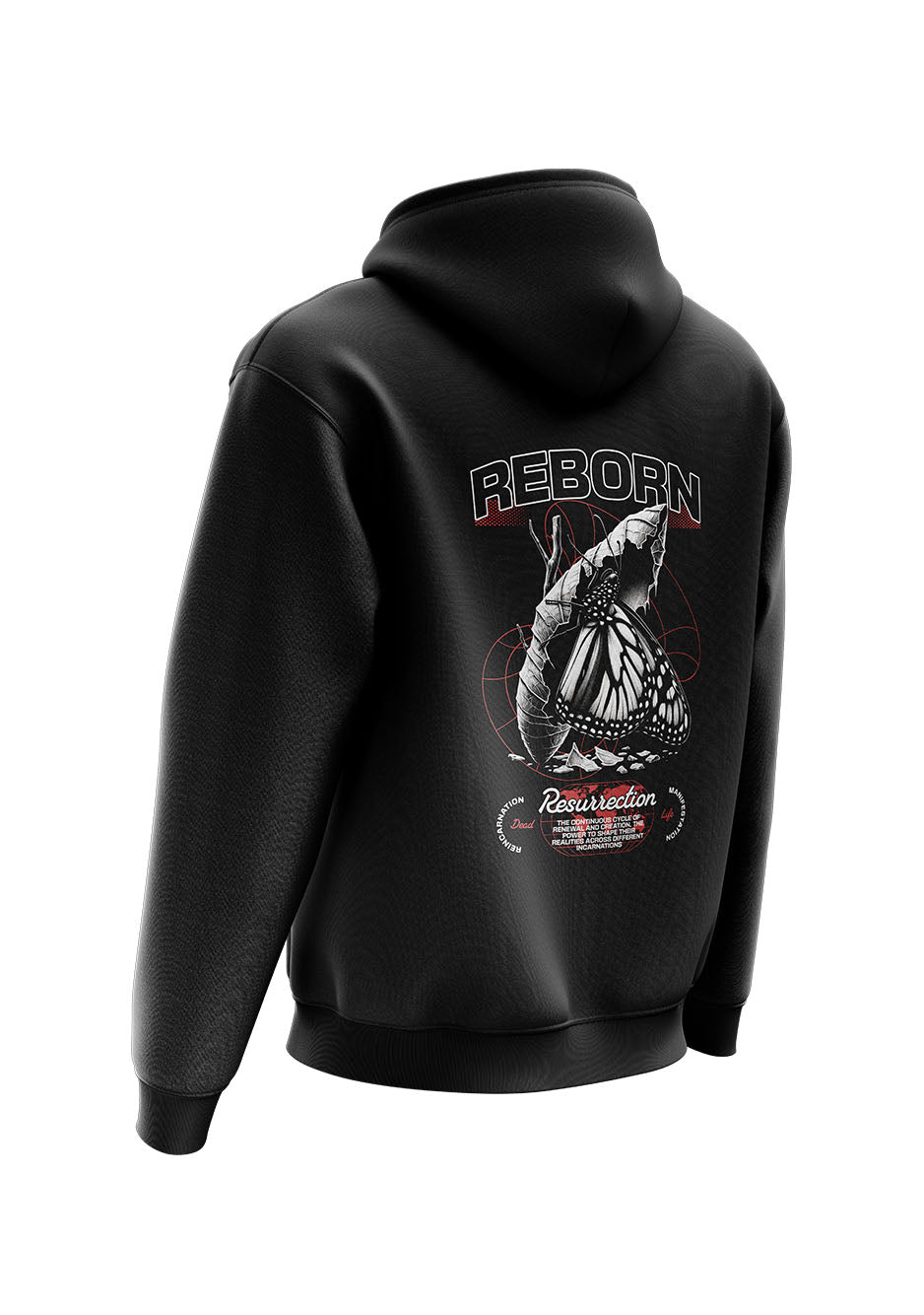 Untold Studios Reborn Hoodie - Black