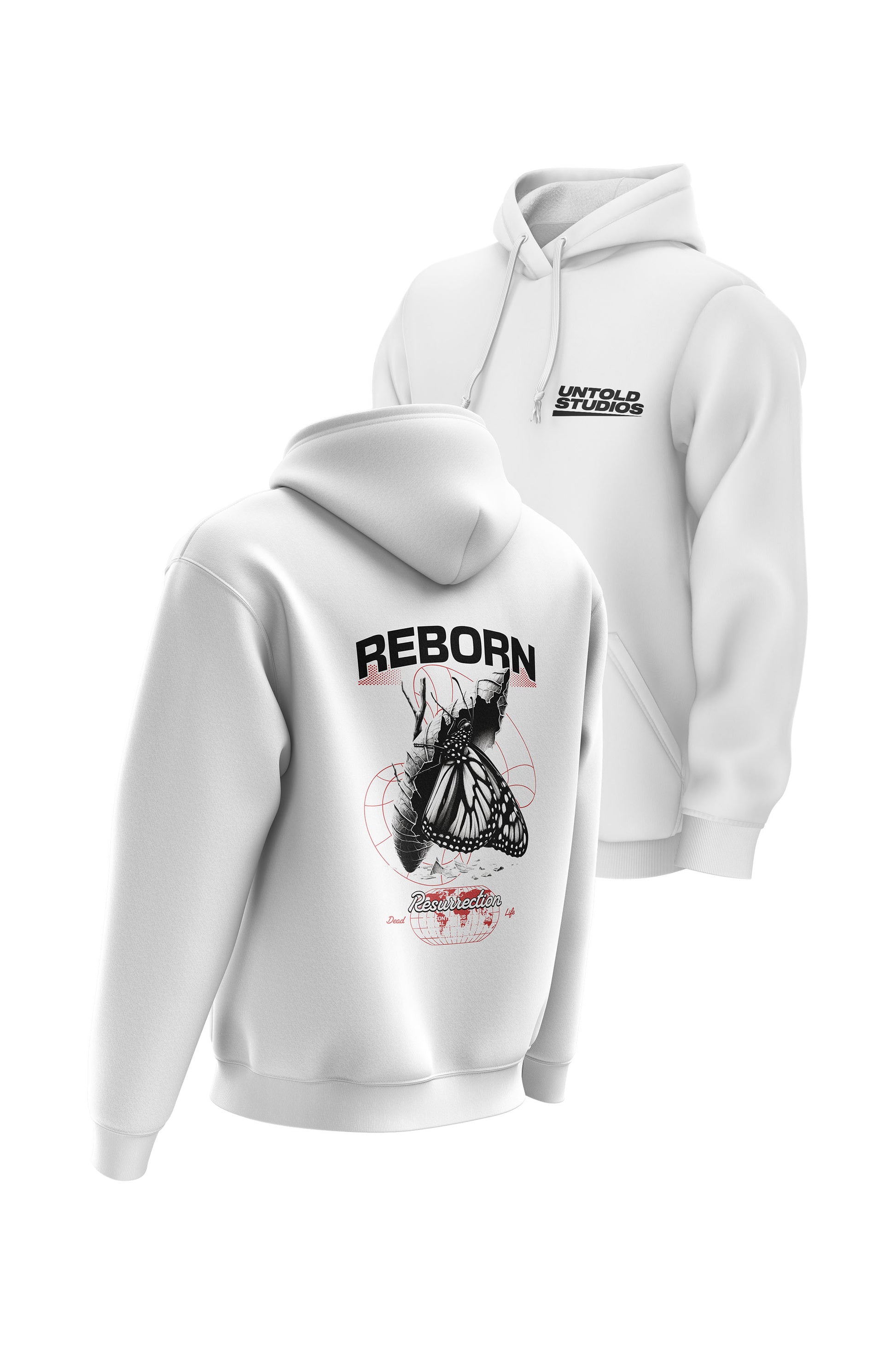 Untold Studios Reborn Hoodie - White