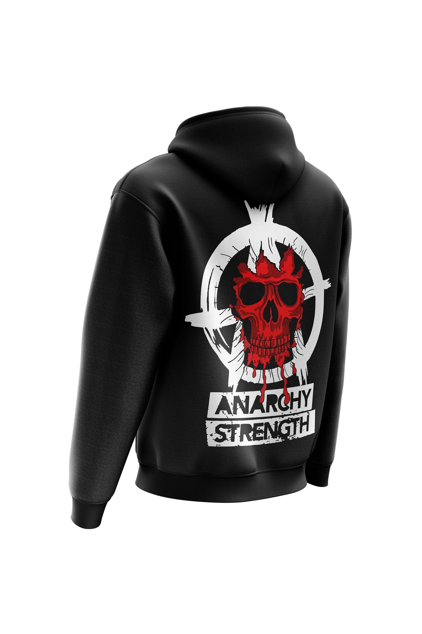 AS Red Skull Hoodie - Black