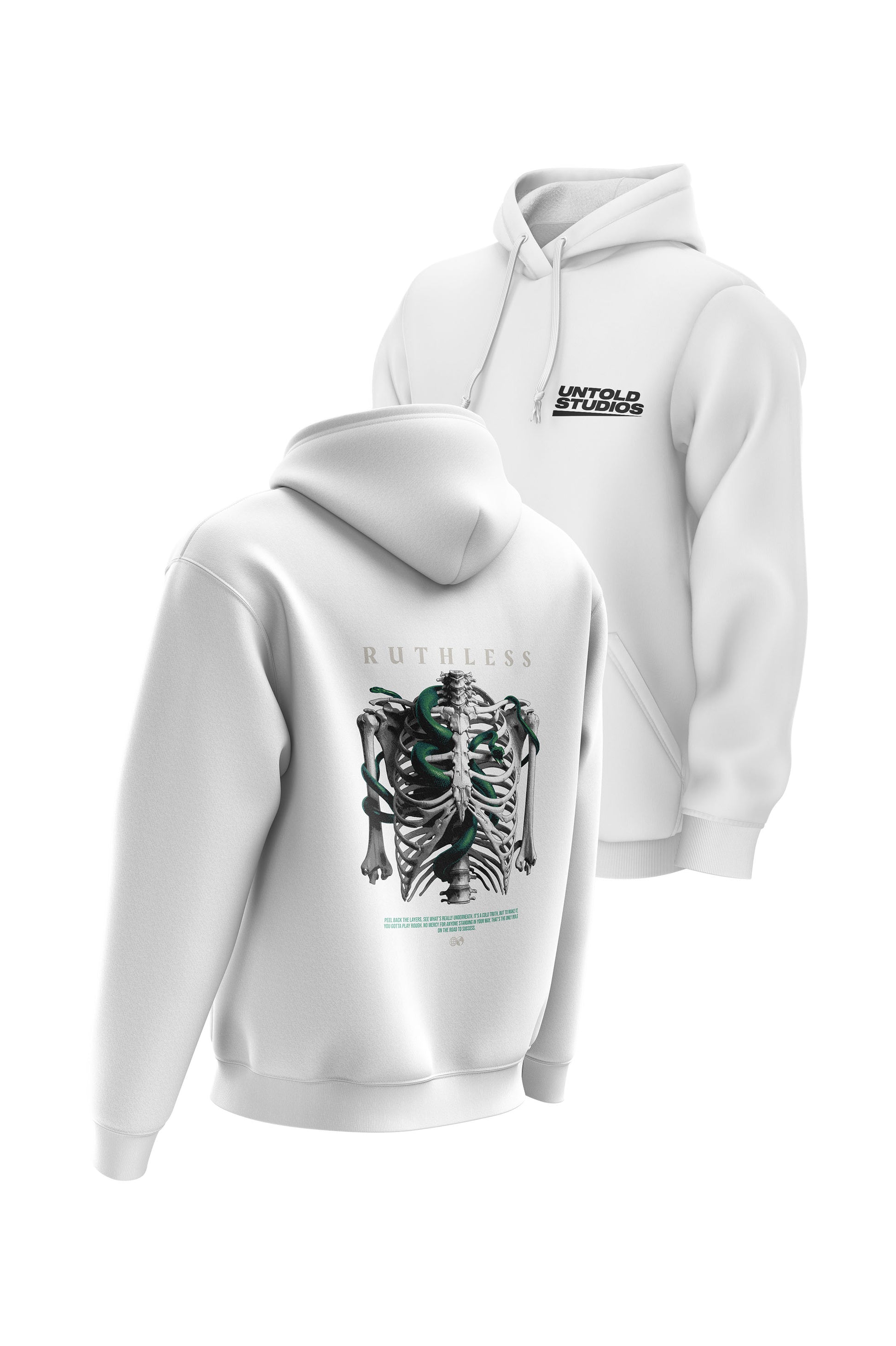 Untold Studios Ruthless Hoodie - White