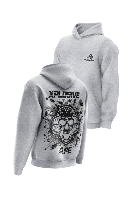 XAPE Shatter Hoodie - Heather Grey