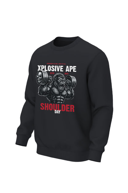 XAPE Shoulder Day V4 Sweatshirt - Black