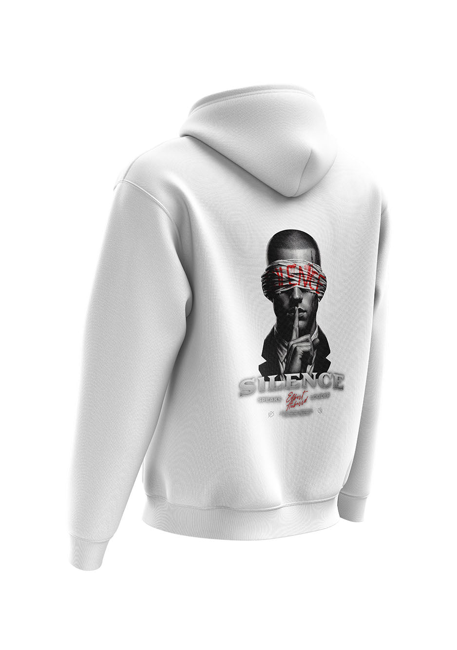 Untold Studios Silence Hoodie - White