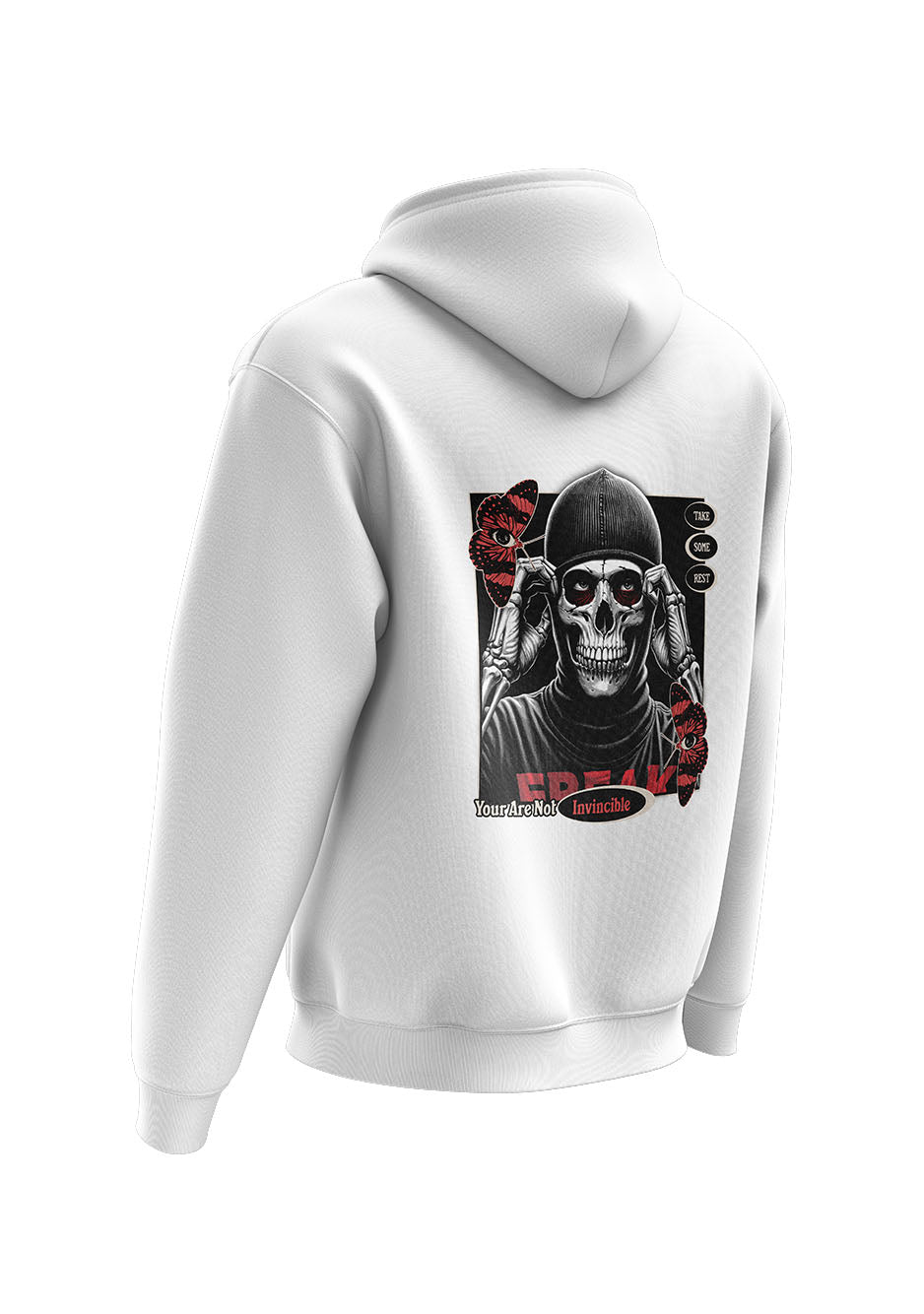 Untold Studios Skull V1 Hoodie - White