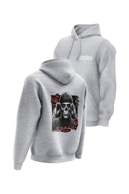 Untold Studios Skull V1 Hoodie - Grey