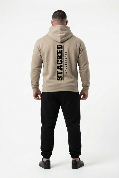 XAPE Stacked Hoodie - Sand