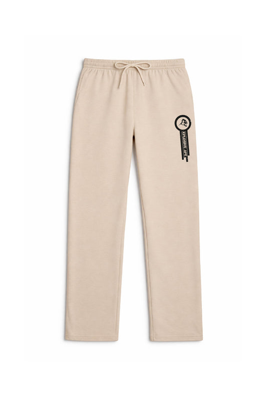 XAPE Panelled Relaxed Fit Joggers - Stone