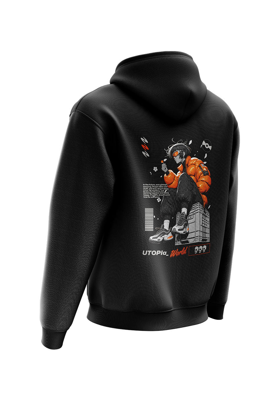 Untold Studios Street Fashion Hoodie - Black