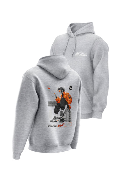 Untold Studios Street Fashion Hoodie - Grey