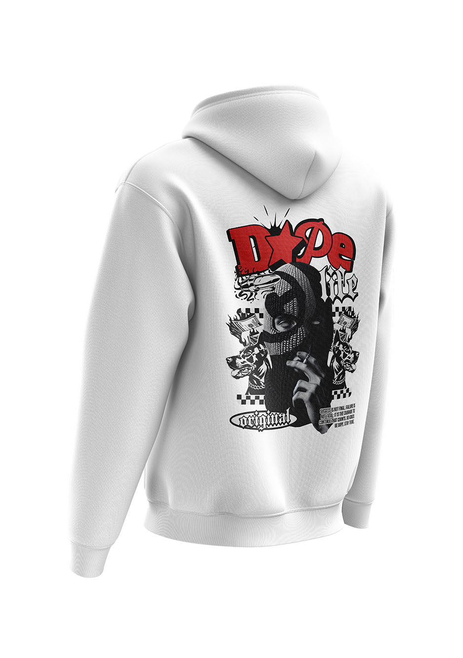 Untold Studios Streetwear V1 Hoodie - White