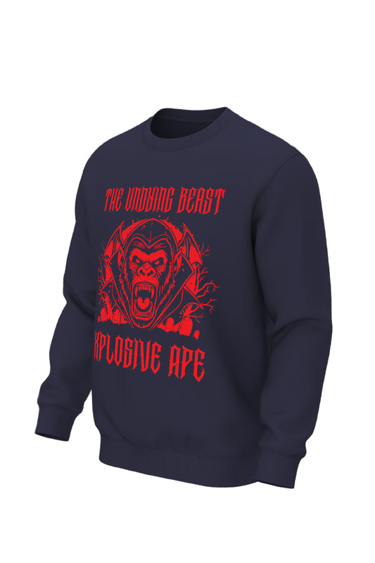 XAPE Vampire Ape Sweatshirt - Navy