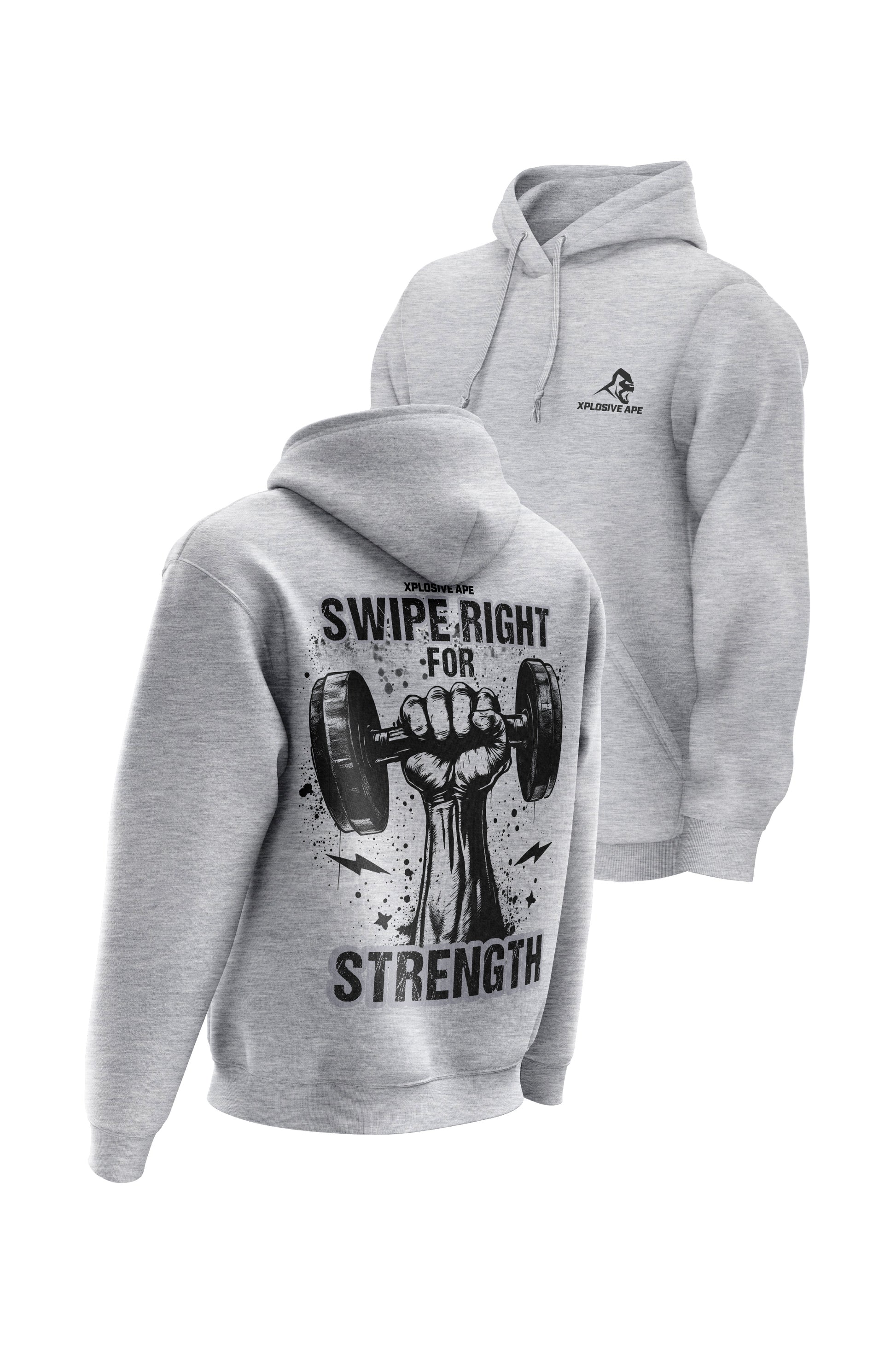 XAPE Swipe Hoodie - Sports Grey