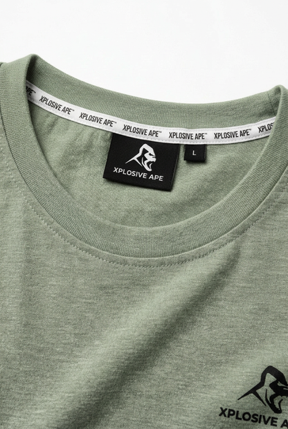 XAPE Garage Strength V3 Oversized Tee - Sage