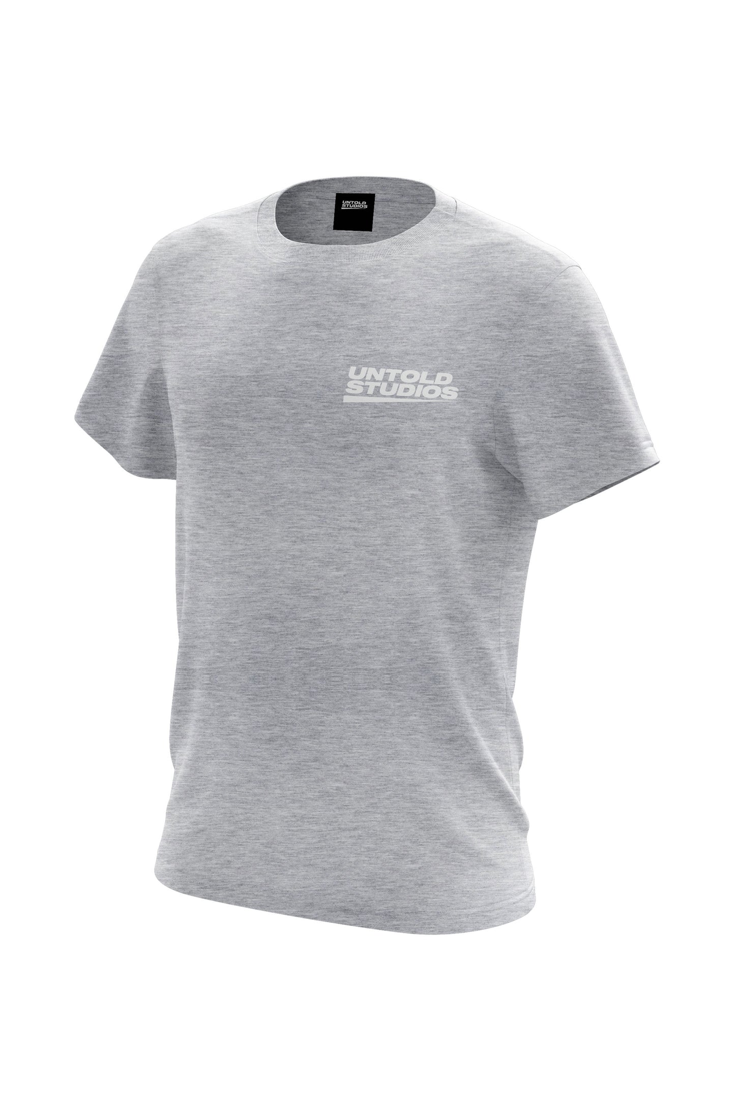 Untold Studios Head On Typography Logo Tee - Grey