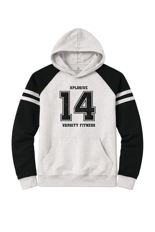 XAPE Unit Crew Raglan Hoodie - Oatmeal Heather/Black