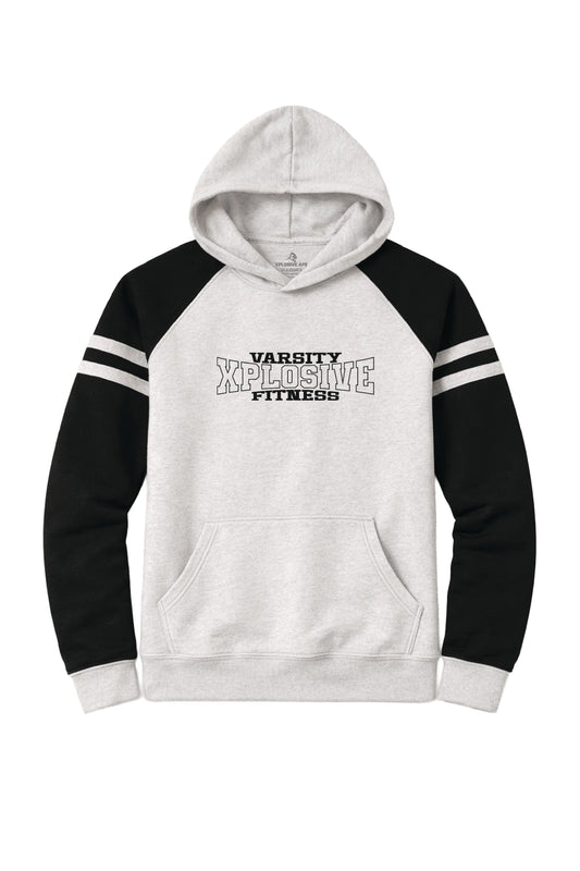 XAPE Strike Force Raglan Hoodie - Oatmeal Heather/Black