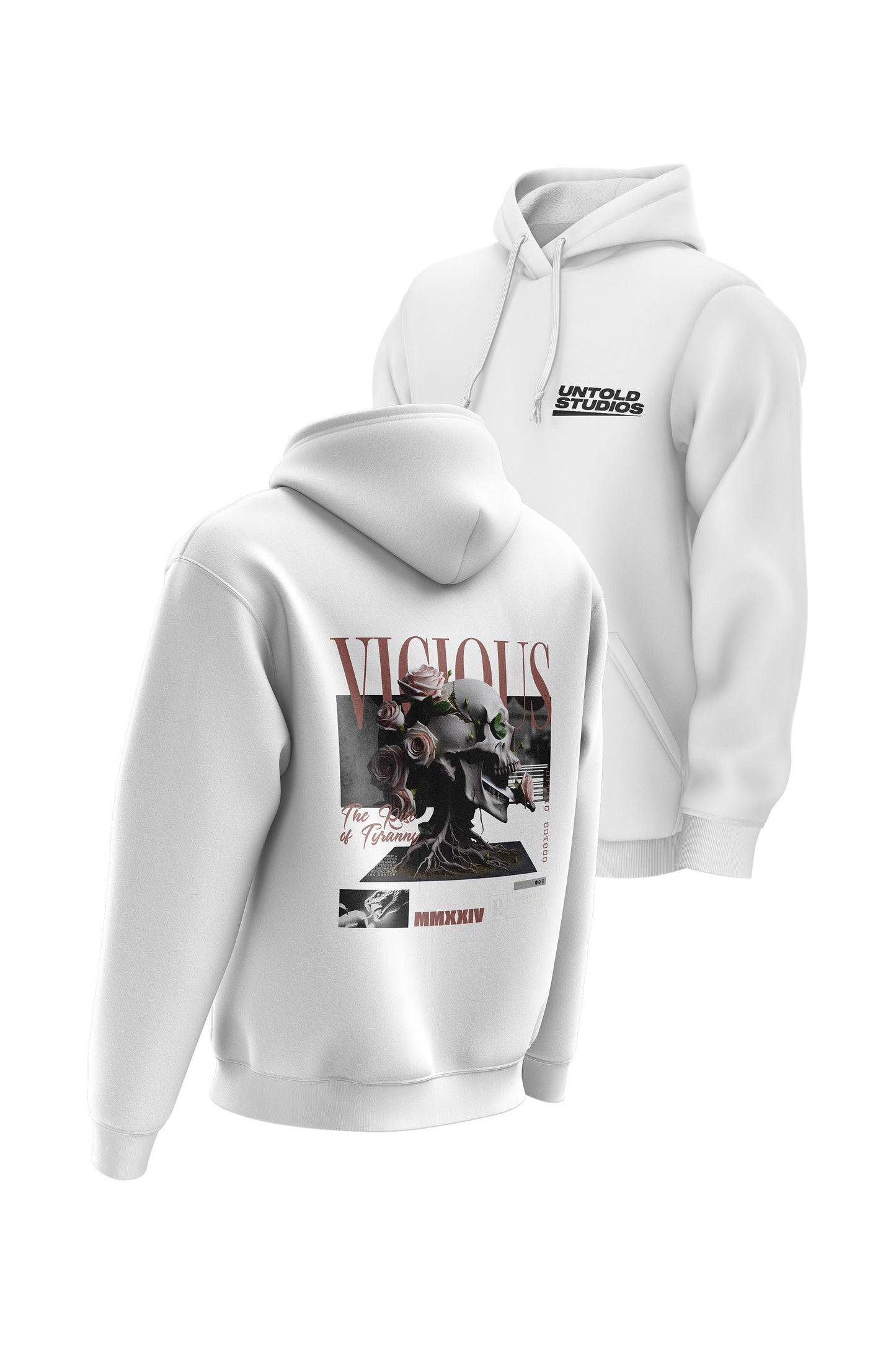 US Vicious Hoodie - White