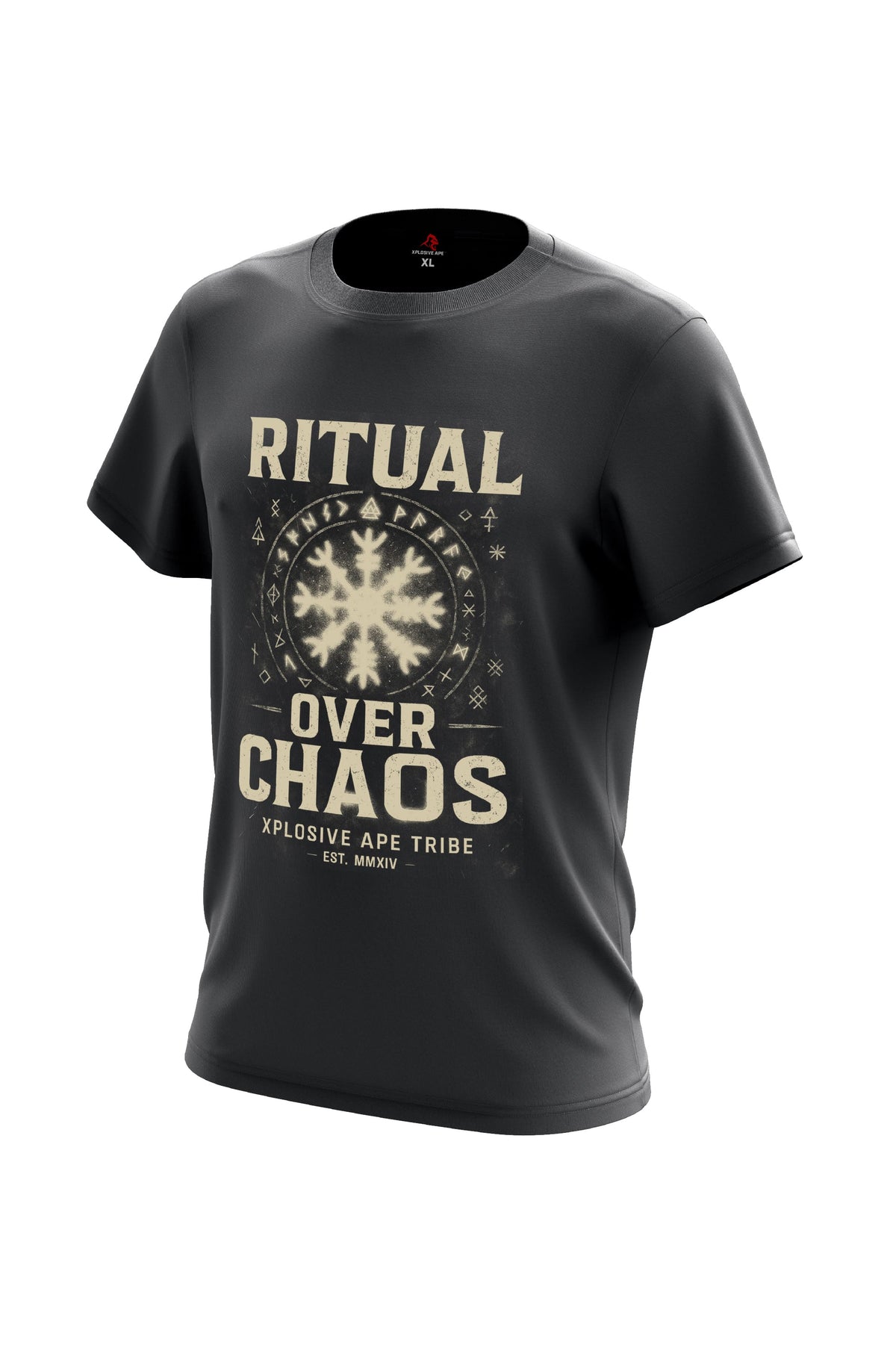 XAPE Ritual Over Chaos Tee - Charcoal