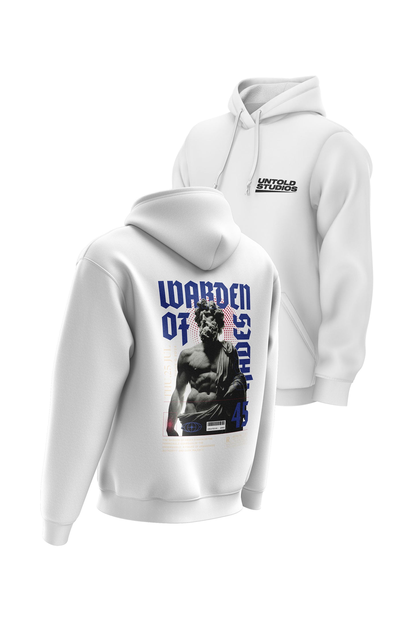 Untold Studios Warden Of Hades Hoodie - White